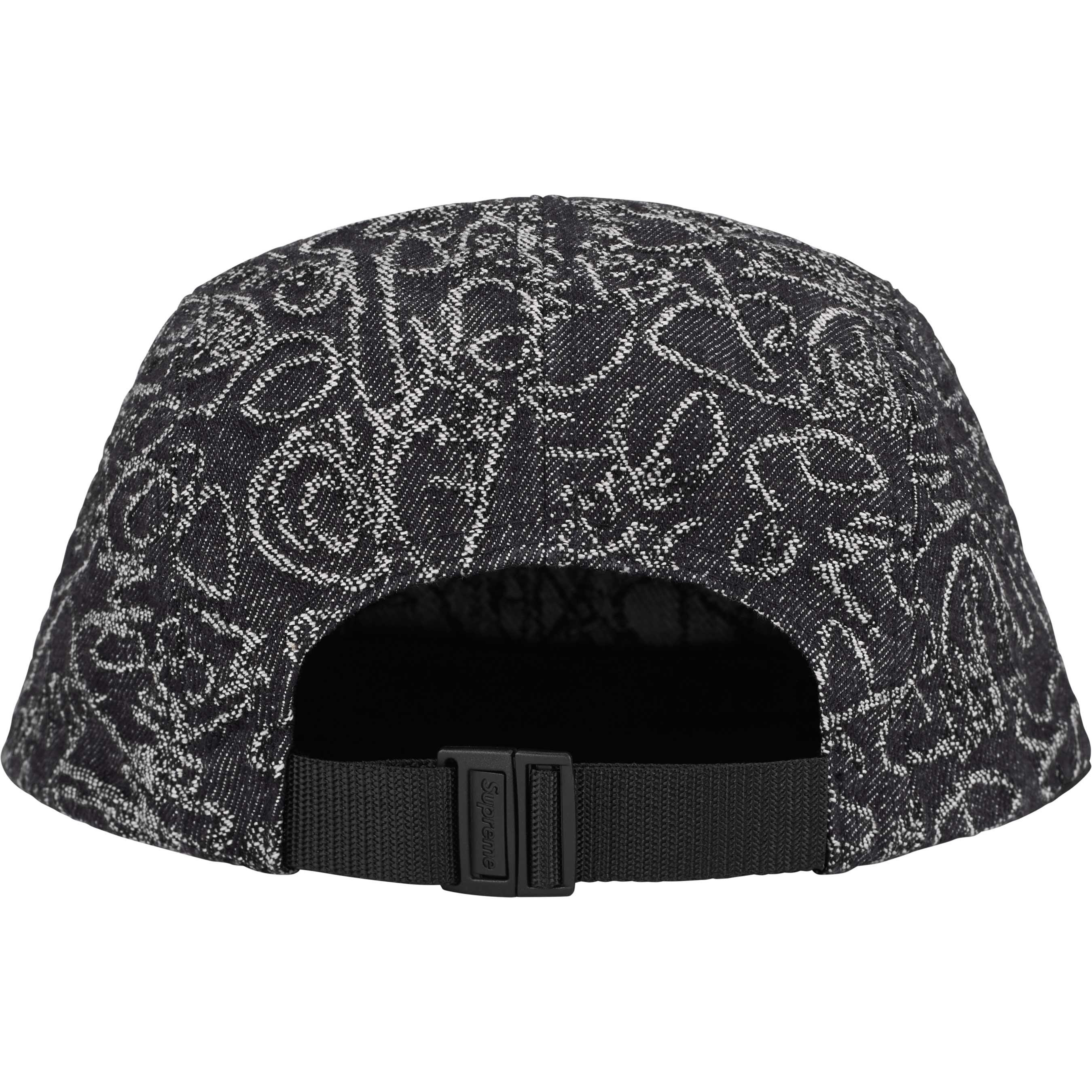 Handwriting Denim Camp Cap view 3